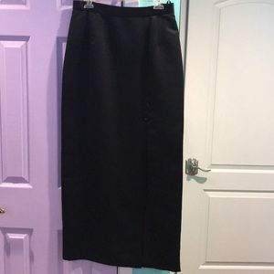 Alex Evenings Long Black Skirt